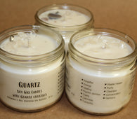 Quartz (scented with Rosemary & Dill essential oil) Soy Candle