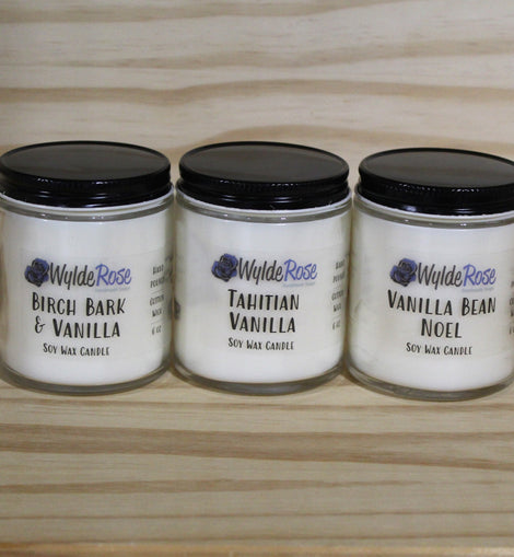 VANILLA (Seasonal) Soy Candle Trio